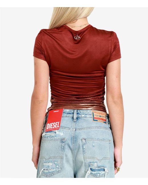 DIESEL Top Bruin in het Red