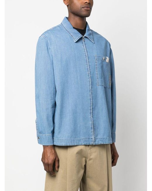 Lanvin Blue Denim Shirt for men