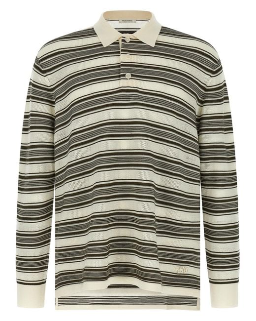 Wales Bonner Gray 'Samuel' Polo Shirt for men