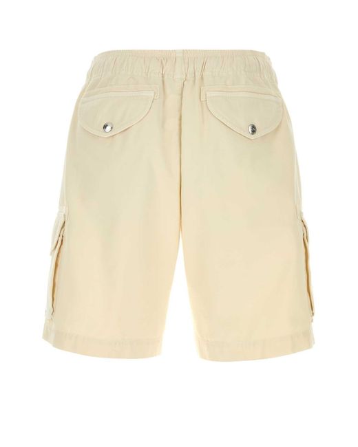 Brunello Cucinelli Natural Solid Shorts for men