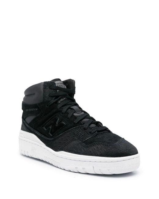 Junya Watanabe Black X New Balance Bb650 Suede Sneakers for men
