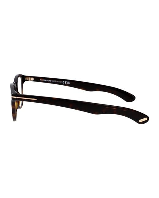 Tom Ford Black Round Optical Ft5976 B 052 for men