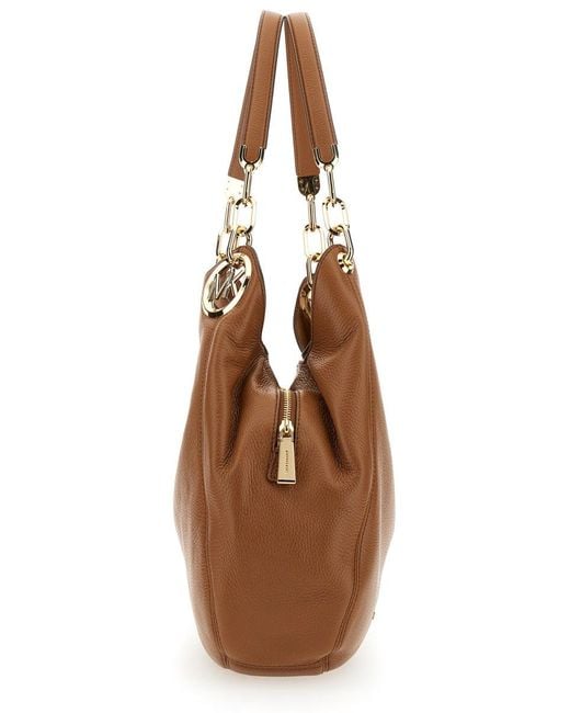 MICHAEL Michael Kors Brown Lillie Large Shoulder Handbag