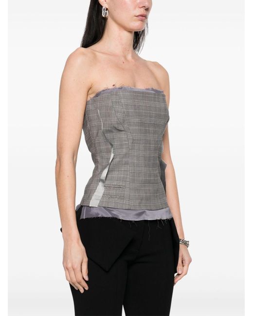 OTTOLINGER Gray Wool Blend Corset