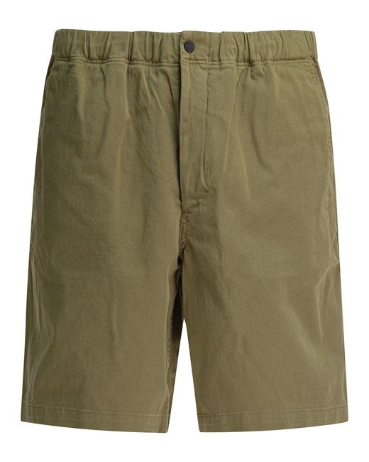 Norse Projects Noorse Projecten Ezra Ontspannen Biologische Stretch Twill Short in het Green voor heren