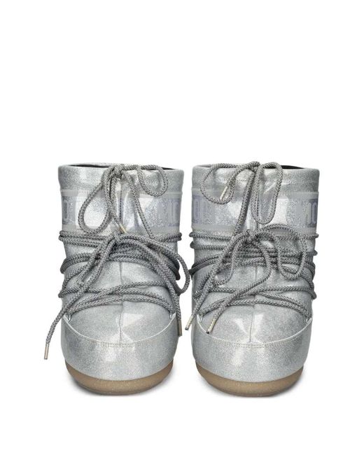 Moon Boot Gray Icon Low Boots
