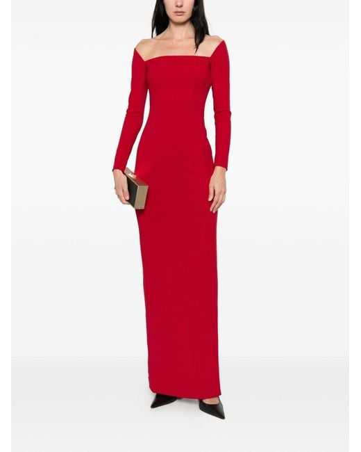 Solace London Red Lolita Maxi Dress