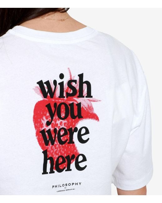 PHILOSOPHY BY LORENZO SERAFINI White Philosophie von Lorenzo Serafini T -Shirts und Polos