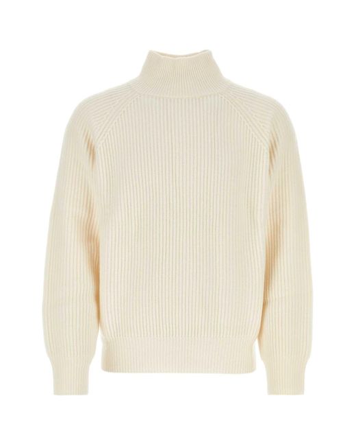 LeKasha White Ivory Cashmere Sweater
