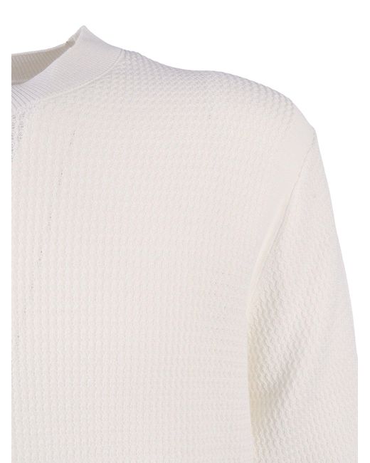 Ballantyne White Short Sleeve Pullover