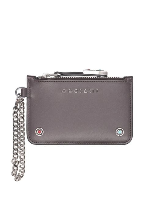 Orciani Gray Wallets