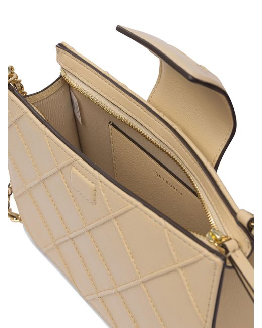 Tory Burch Natural E Brieftaschen und Kartenhalter