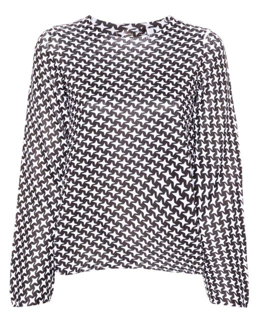 Comme des Garçons Black Printed T-Shirt