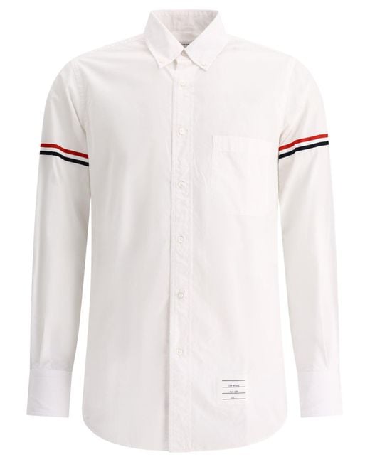 Camisa de "RWB" Thom Browne de hombre de color White
