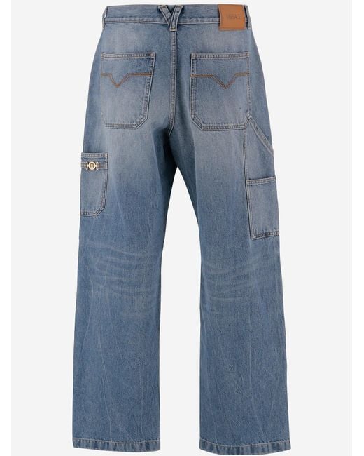 Versace Blue Carpenter Jeans for men