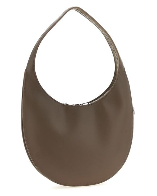 Coperni Brown 'Soft Swipe' Medium Shoulder Bag
