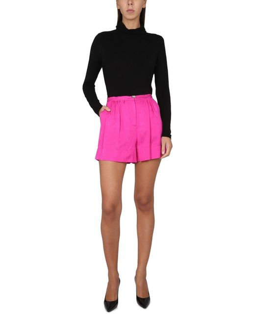 Boutique Moschino Pink Viscose Shorts