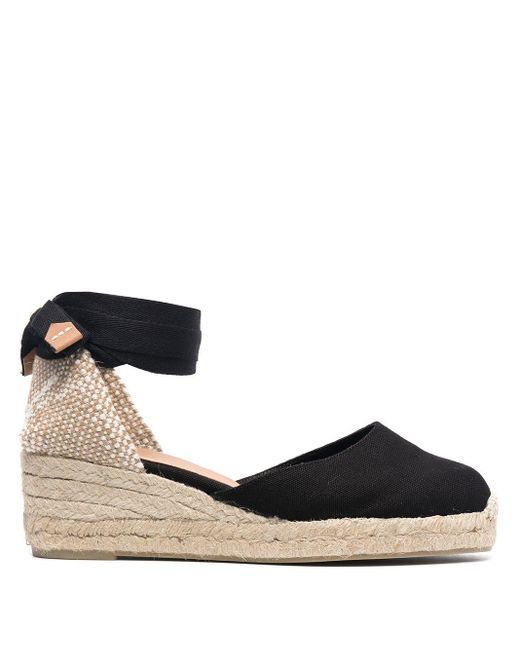 Castaner Black Carina Canvas Espadrilles