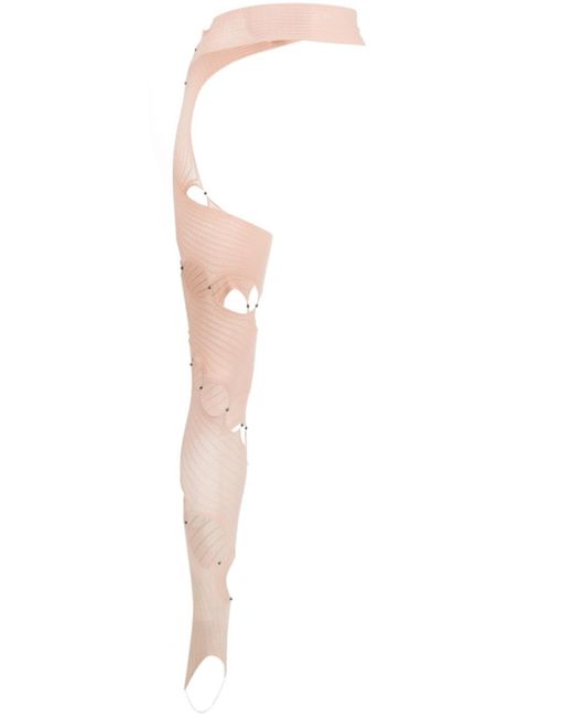 Rui White Cut-Out Detailing Leggings