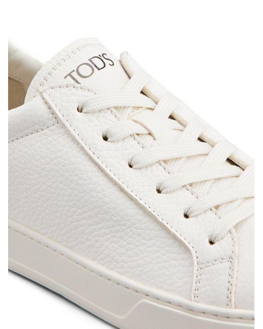 Tod's White Leather Sneakers for men