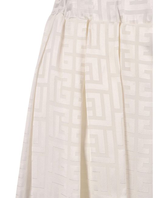 Balmain White Skirt (Spanish)