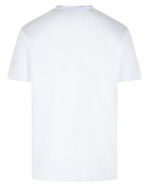 Dolce & Gabbana White Viscose Blend T-Shirt for men