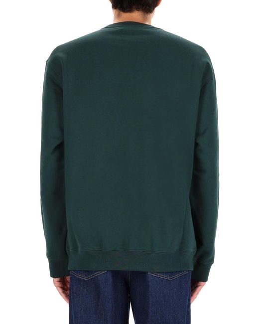 Gucci Green Sweatshirt With Logo for men