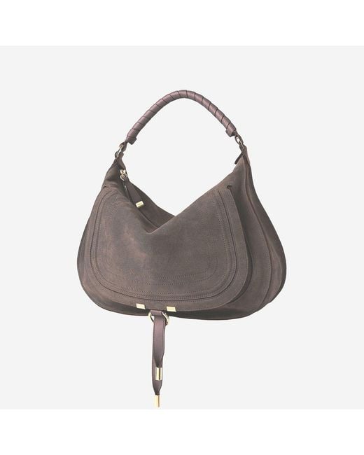 Chloé Brown Suede Shoulder Bag