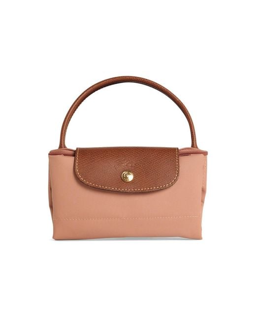 Longchamp Brown 'Le Pliage Original' S Bag