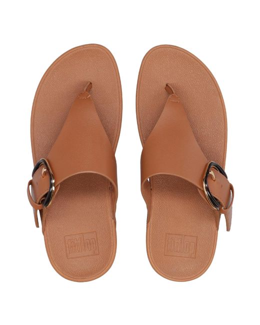Fitflop Sandalen Leer Bruin in het Brown