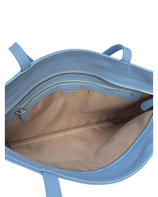 LA ROSE Blue Tote Bag Azzurro