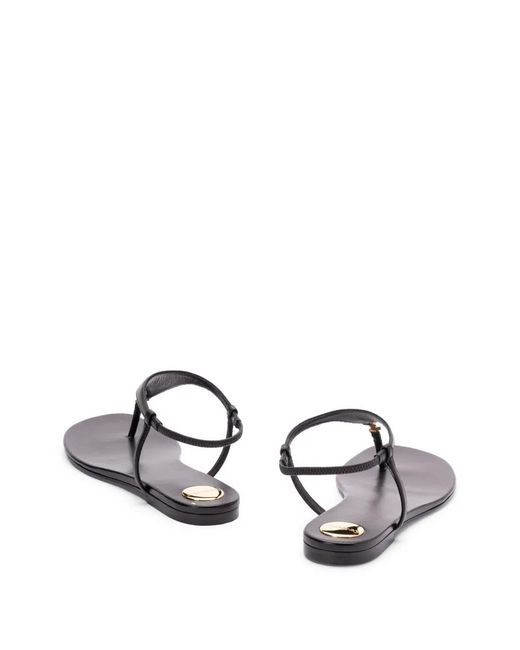 Saint Laurent Brown Cassandra Sandals