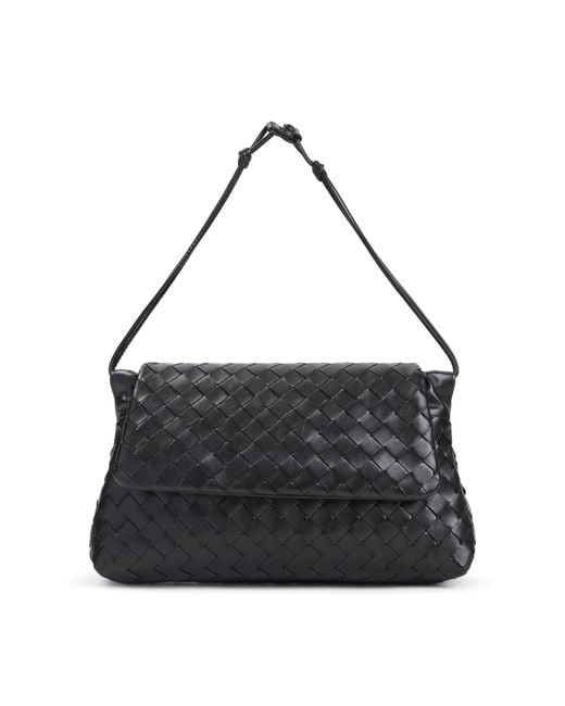 Bottega Veneta Black Mini Giorno Clutch