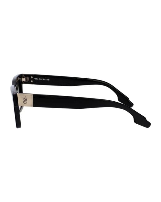 Vision Of Super Black Squared Sunglasses Vs0001 Sun 004