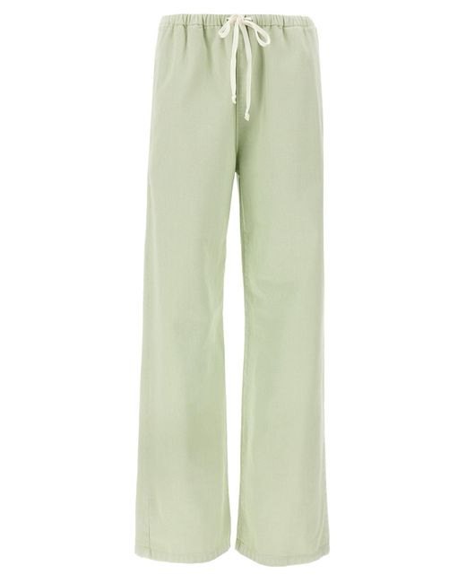 MM6 by Maison Martin Margiela Green Kordelstringhose