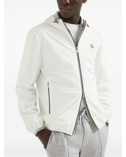 Brunello Cucinelli White Jackets for men