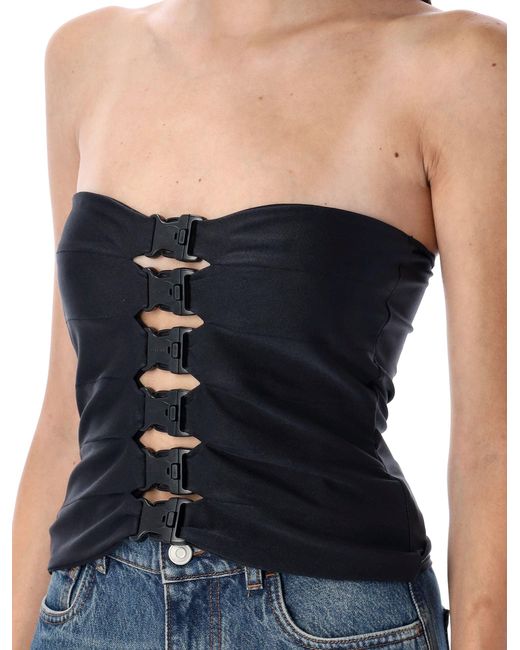 Coperni Top Zwart in het Blue