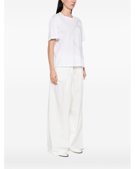 Herno White Cotton T-Shirt