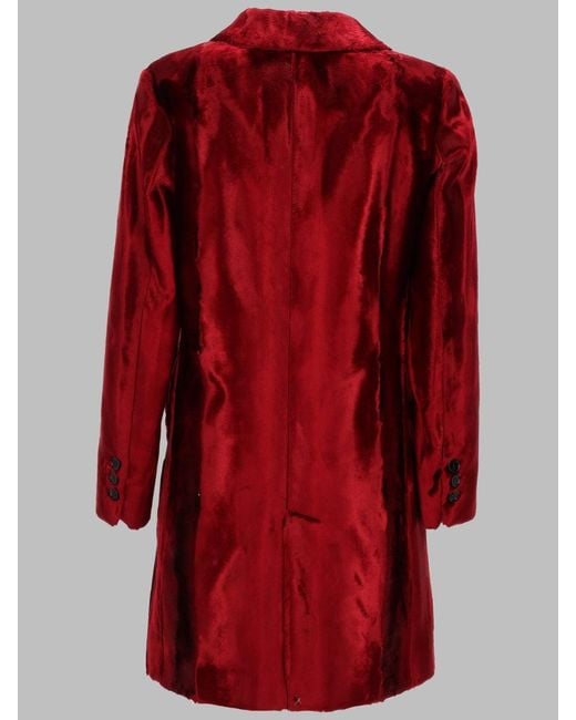 Paltò Red Chic Trench Coat