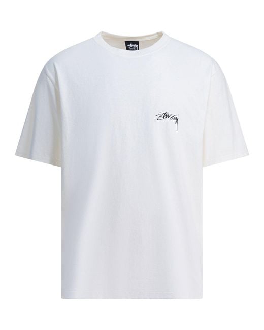Camisetas Stussy de hombre de color White