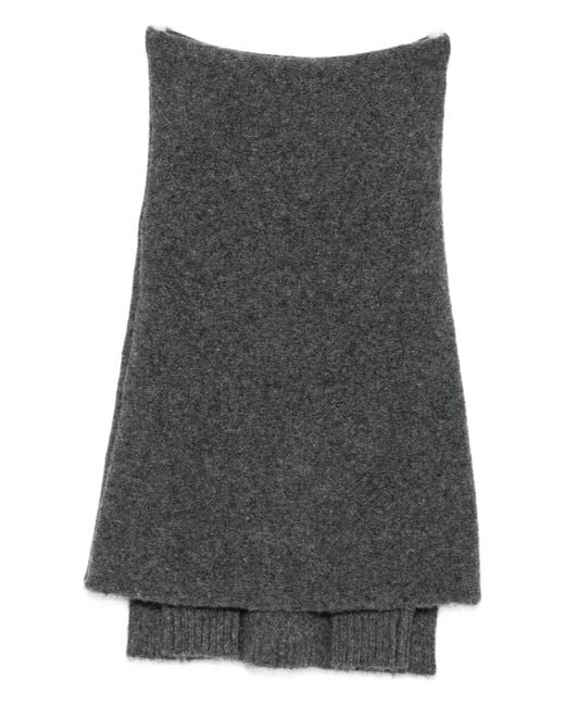 Entire studios Gray Bound Top Smoke