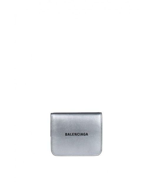 Balenciaga White Wallet Cash Mini