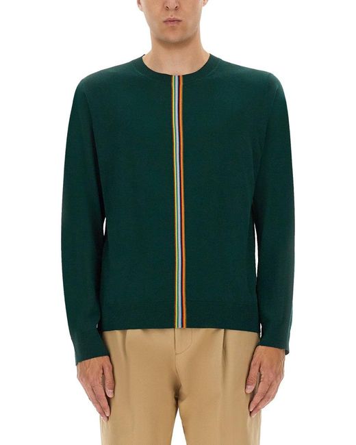 Paul Smith Merino Wool Jersey in Green für Herren