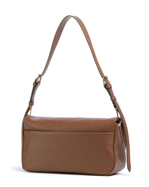 Pinko Brown Click Soft Horizontal Handle