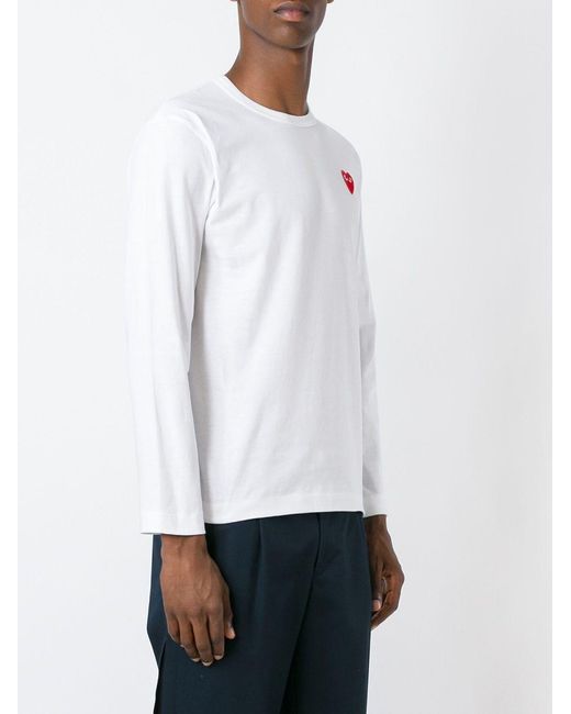 Comme des Garçons White Cotton T-Shirt