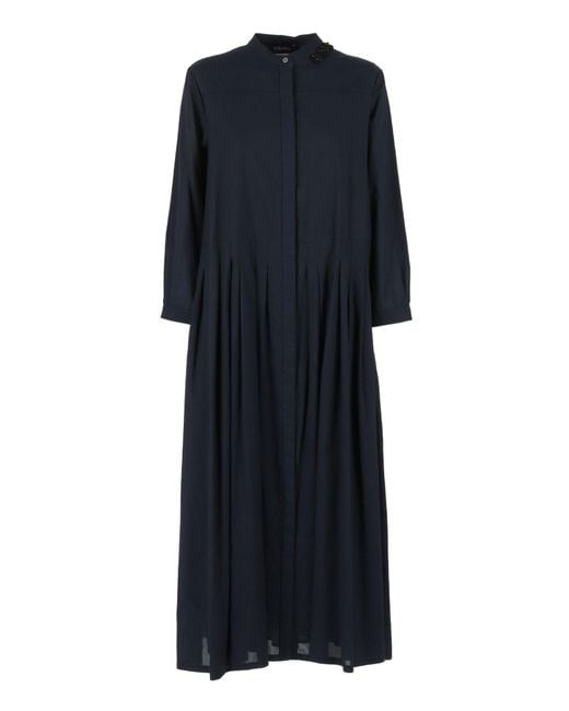 Max Mara Blue Dress