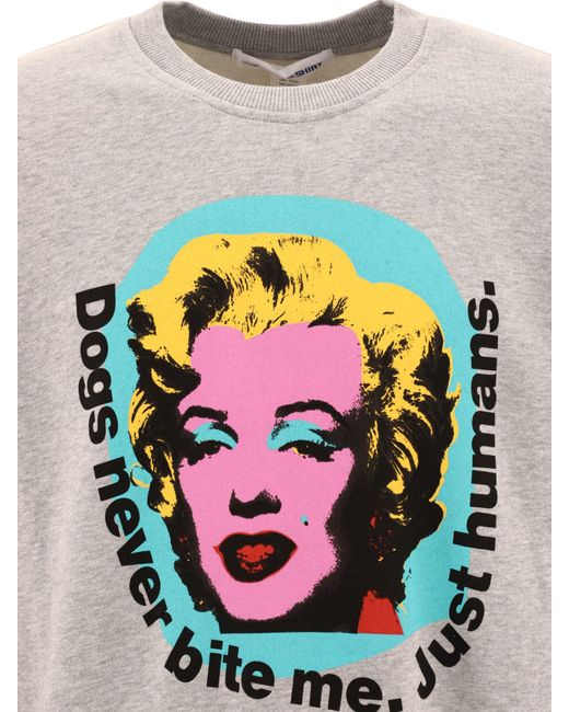 Comme des Garçons Comme des Garçons Hemd "Marilyn von Andy Warhol" Sweatshirt in Gray für Herren
