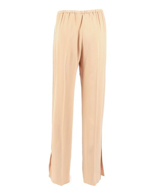 Forte_forte Natural Elastic Regular Matte Against Satin