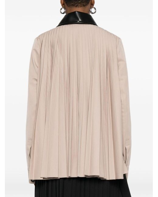 SPORTMAX PRE Natural Cotton Blend Trench Coat