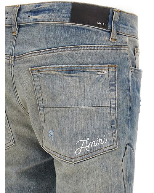 Amiri Jeans "3D Bones" in Blue für Herren